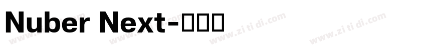 Nuber Next字体转换